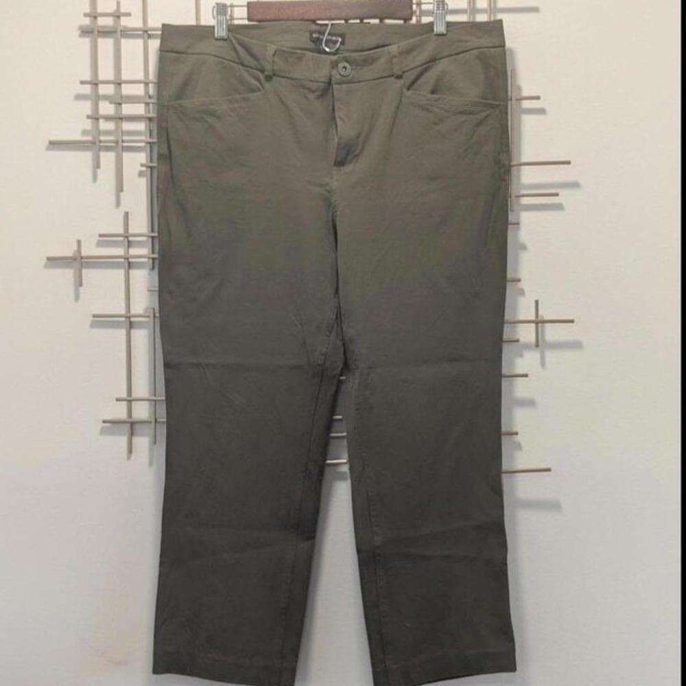 Banana Republic Olive Green Straight Leg Pants